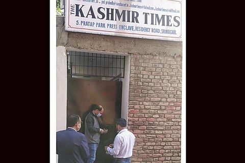 Stifling press: Authorities seal 'Kashmir Times' office in Srinagar, editor alleges 'vendetta'