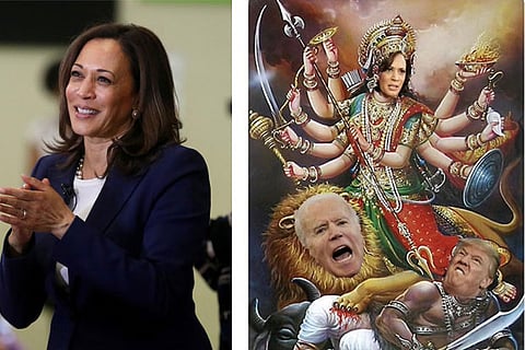 Hindu groups seek apology from Kamala Harris' niece for tweeting image depicting aunt as Durga