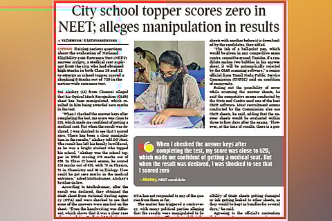 The DT Next exclusive published on October 20