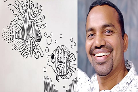 Art to Heal colouring book; Chaitanya Krishna