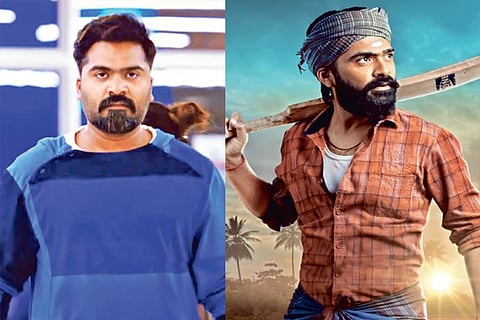 Simbu in Vantha Rajavathaan Varuven (January 2019); Simbu in Eeswaran (October 2020)