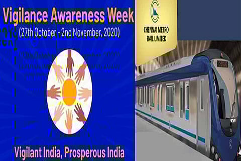 Metro Rail to observe vigilance awareness week till November 2