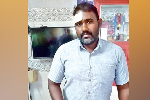 Injured fisherman S Suresh