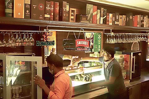 Bars and night clubs in the city getting ready to reopen as the government relax restrictions