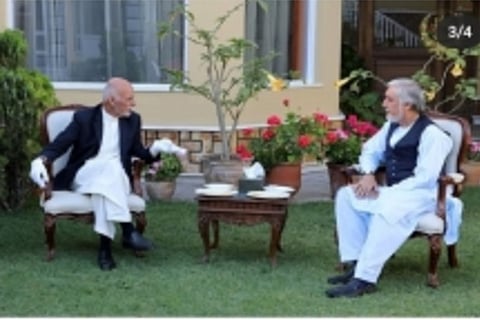 Ghani, Abdullah meet negotiation team