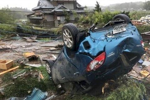 4 missing, 50 hurt as powerful typhoon lashes Japan