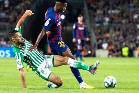 Fati's landmark strike helps Spain beat Ukraine in Nations league