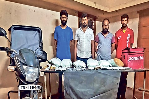 Two techies who doubled up as ganja suppliers in city nabbed by police