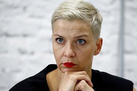 Belarusian protest leader ripped up passport to avoid expulsion, allies say