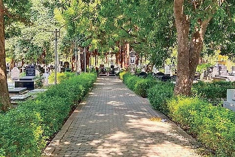 Present CSI cemetery near Vellore toll gate