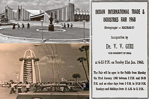 A scene from Galatta Kalyanam, shot at the fair venue; Anna Nagar tower and poster of the fair