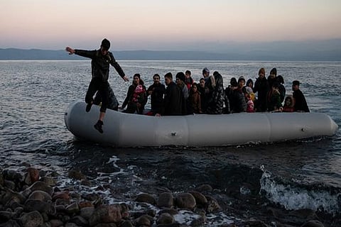 Many migrants and refugees see the Greek islands as a gateway to Europe