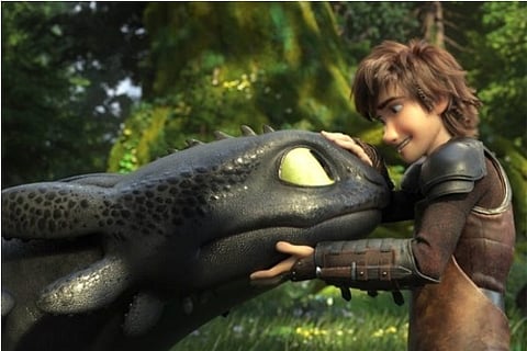 File Photo; A clip from the movie 'How to Train your Dragon'