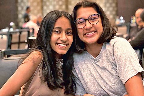 Neharika Kishore and Vaishnavi Girish Ramdas