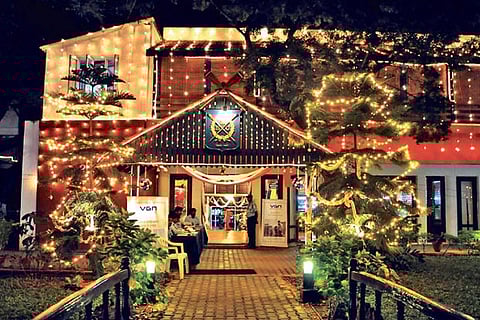 The Madras Boat Club which is still closed