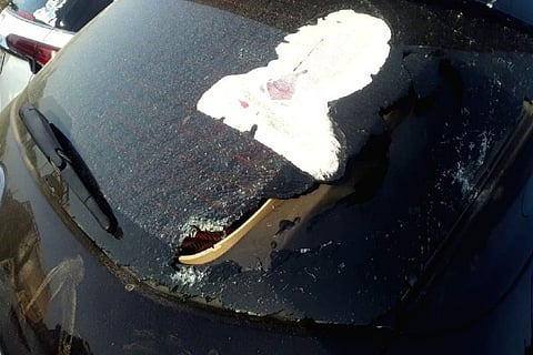 Rakesh Tikait's convoy attacked in Rajasthan