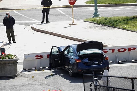 Police officer killed in vehicle attack on U.S. Capitol