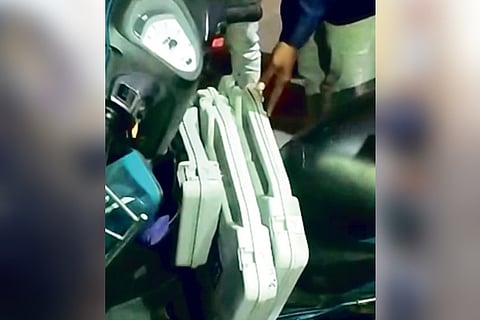 The EVMs on the two-wheeler