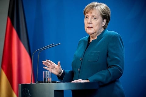 File photo: German Chancellor Angela Markel