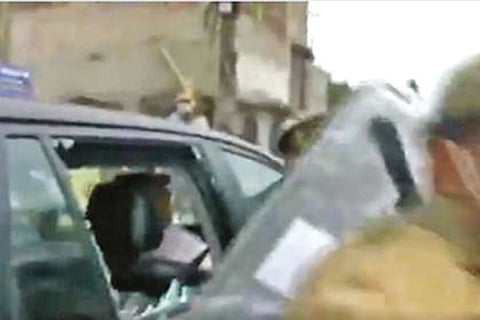 DeTect: BJP MP’s car window smashed from outside