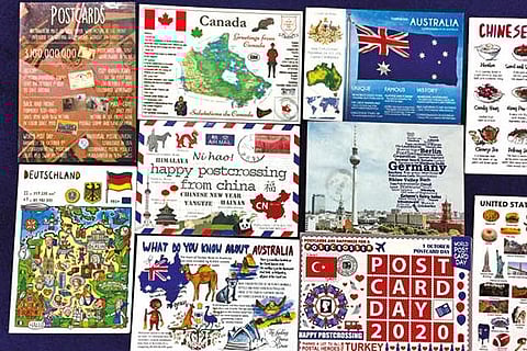 Dr T Jaisakthivel?s post cards.