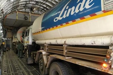 ITC to airlift oxygen cryogenic containers