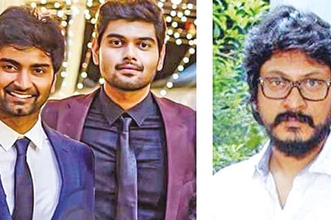 Atharvaa and Akash; Vishnuvardhan