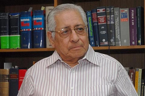 Former Attorney General Soli Sorabjee (File Photo)