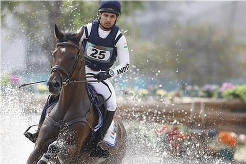 Source: PTI; Equestrian Fouaad Mirza