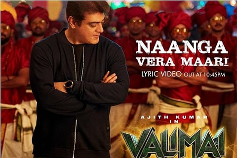 Poster of the First single from Valimai