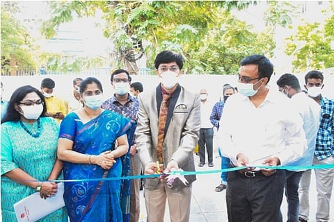 Health Secretary J Radhakrishnan inaugurating a super speciality kidney and healthcare centre in Nungambakkam