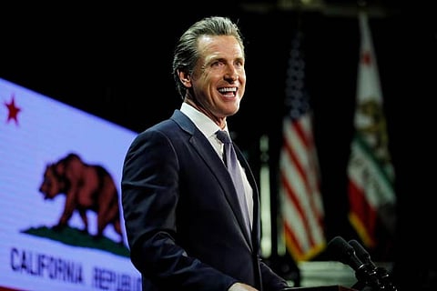 Californian Governor Gavin Newsom. File photo