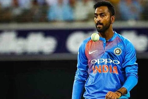 Indian Cricketer Krunal Pandya (File Photo)