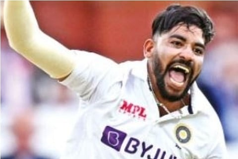 Mohammed Siraj took two wickets