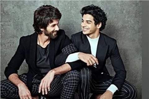 Shahid Kapoor and Ishaan Khatter (Source: ANI)