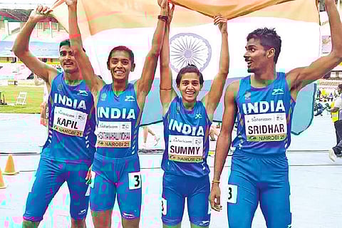 India mixed relay team clinches bronze