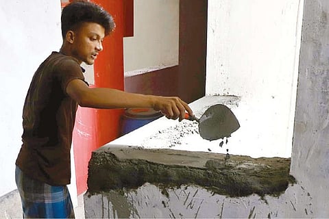 Multi-crore KP Park slum tenements under scanner for poor quality of work