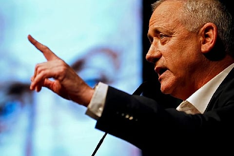 Israeli Defence Minister Benny Gantz.