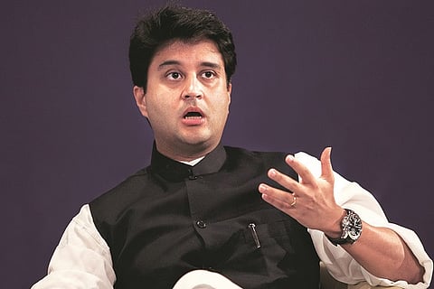 File Photo : Civil Aviation Minister Jyotiraditya M. Scindia