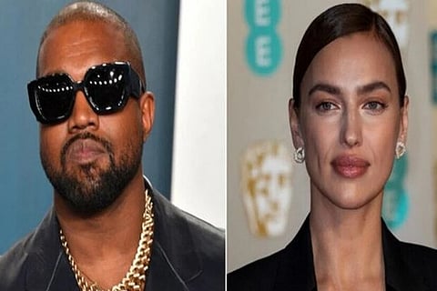 Kanye West and Irina Shayk (Image Credit: ANI)