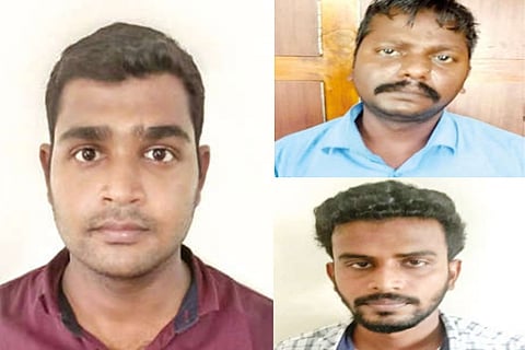 (From Clockwise) Saravanan; Prabu Ram; Mohamed Nasir