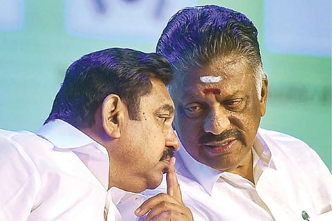 Edappadi K Palaniswami and O Panneerselvam