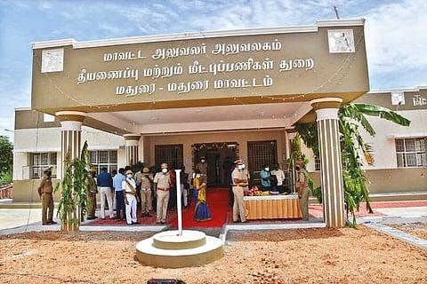 The Fire and Rescue Services office that was inaugurated by the Finance Minister in Madurai
