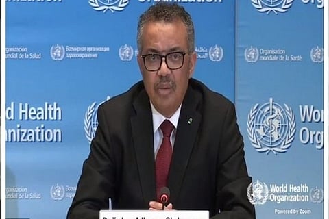 WHO chief Tedros Adhanom Ghebreyesus (Image Courtesy: ANI)