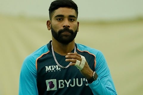 Indian Bowler Siraj (Image Courtesy: Twitter/@BCCI)