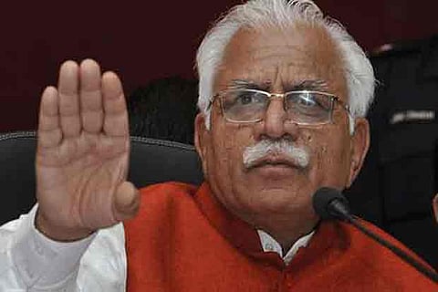 Haryana Chief Minister Manohar Lal Khattar (File Photo)