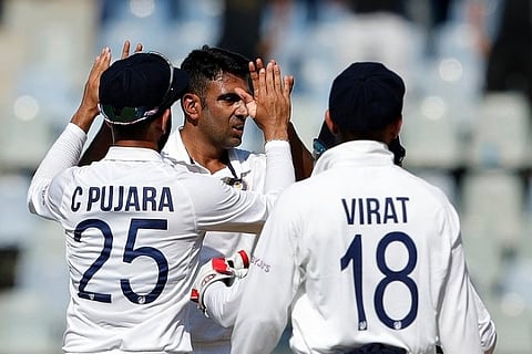 Indian spinner Ravichandran Ashwin dismissed Tom Latham (Image Courtesy: Twitter/ @BCCI)