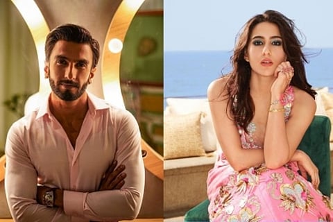 Bollywood stars Ranveer Singh and Sara Ali Khan (Image source: IANS)