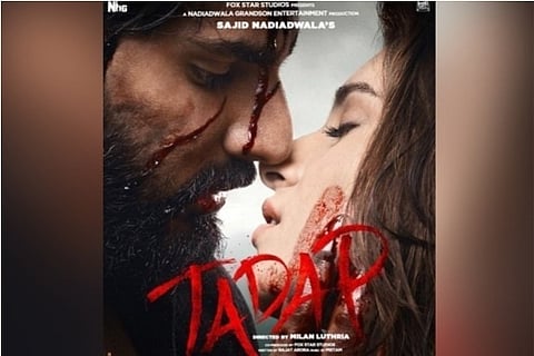 Tadap Movie poster (Image Courtesy: IANS)