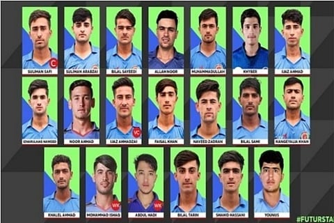 Afghanistan U-19 World Cup Squad (Image Courtesy: ANI)